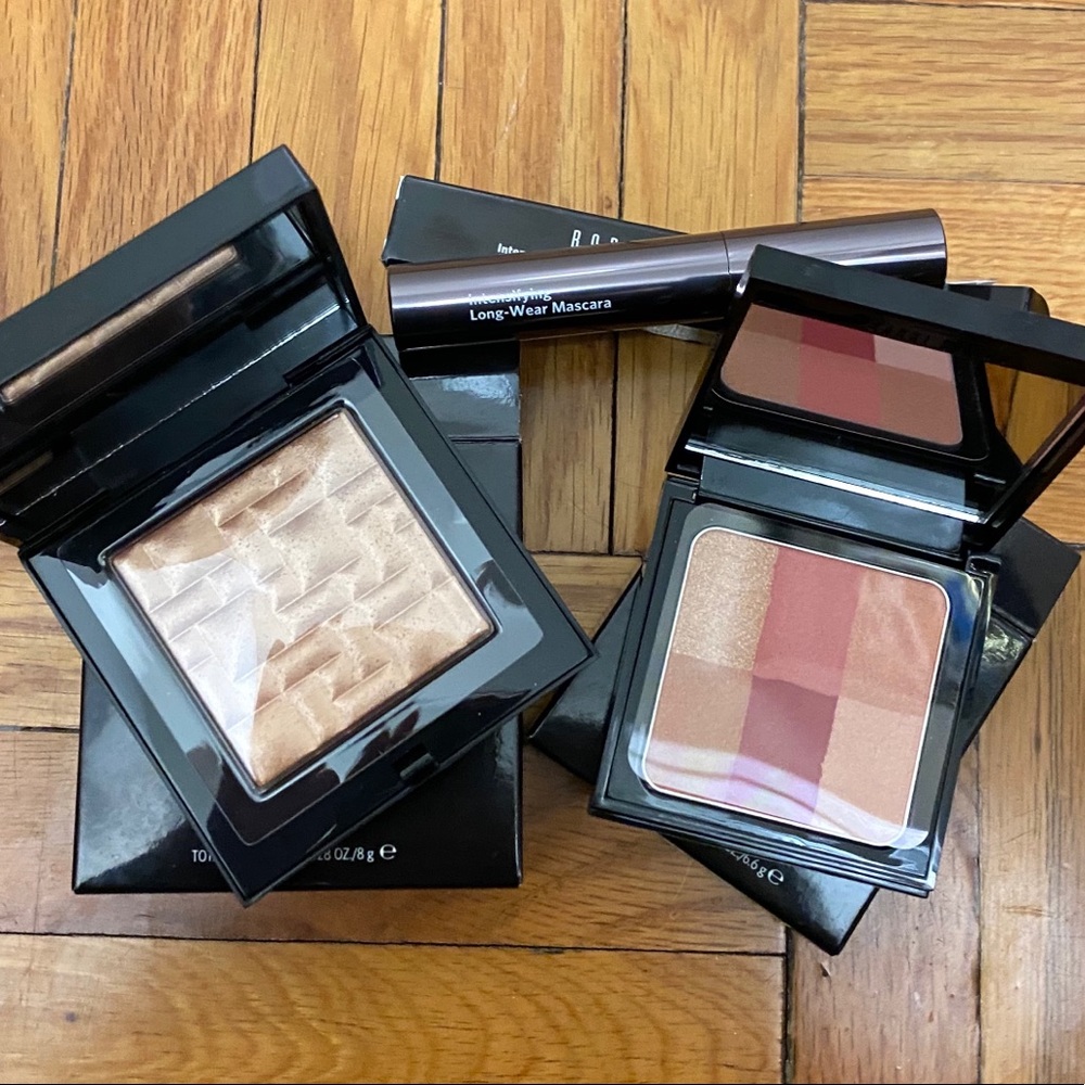 Bobbi Brown Highlighter & Mascara Makeup Bundle
